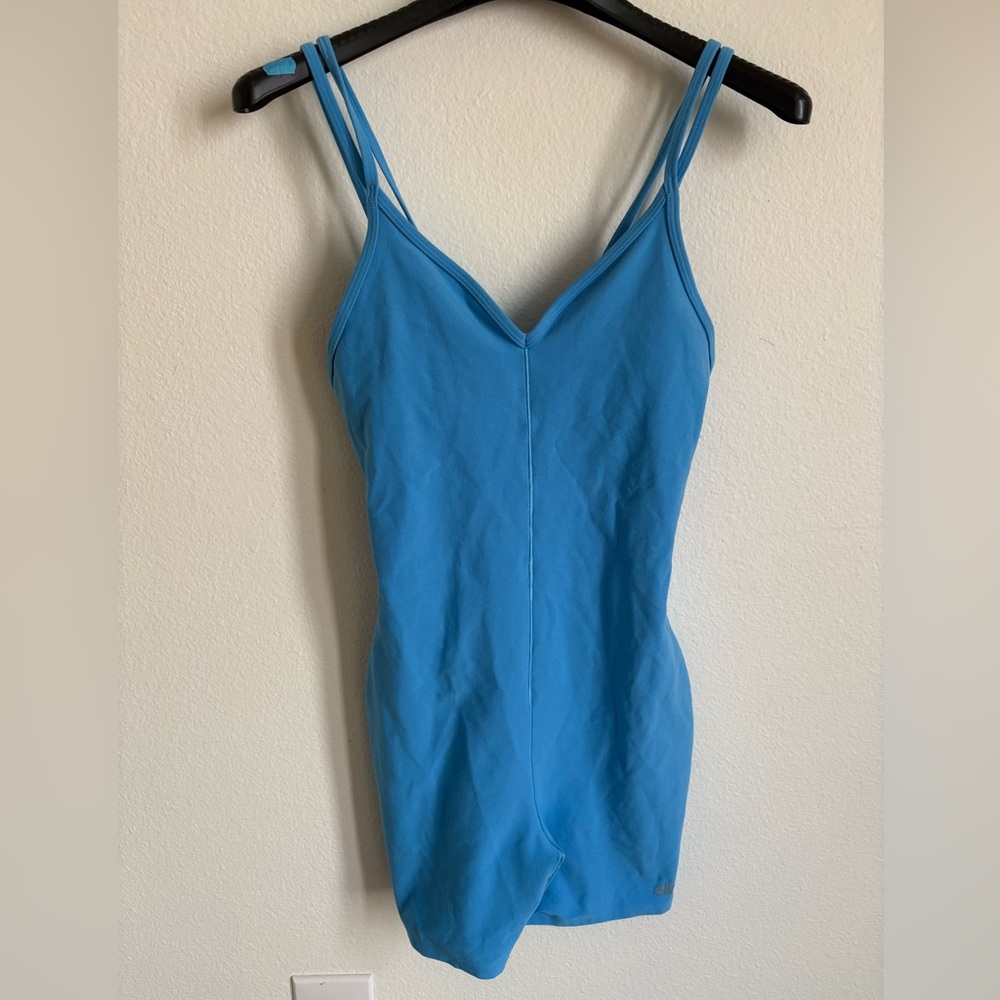 ALO Yoga Azure blue Suns Out Onesie, Size S
